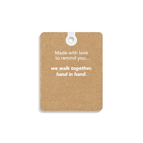 Hand in Hand You + Me Wall Art - 3x6in slide 