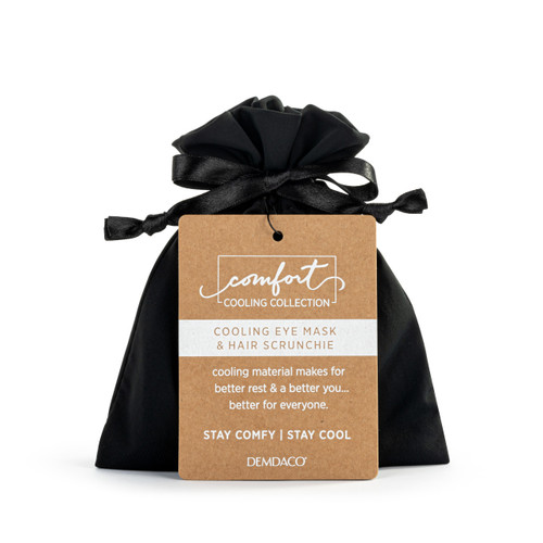 Cooling Weighted Black Eye Mask Giftset slide 