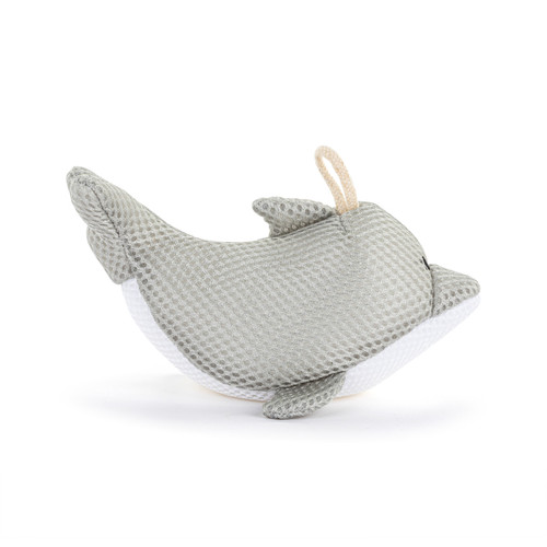 Gray Dolphin Bath Time Plush - 2x6in slide 