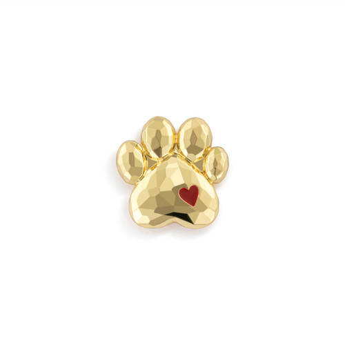 Paw Print Magnetic Frame Charm - 1in slide 
