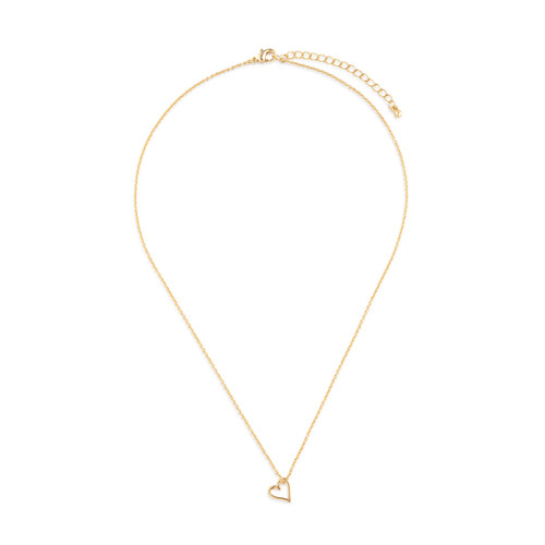 Thinking of You Floral Card & Gold Necklace-16in slide 