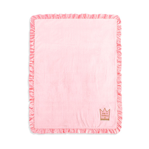 Born to Sparkle Pink Blanket - 30x40in slide 
