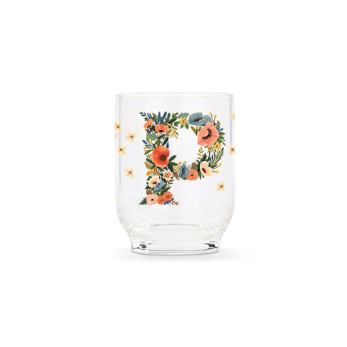 P Monogram Acrylic Tumbler - 14 oz. slide 