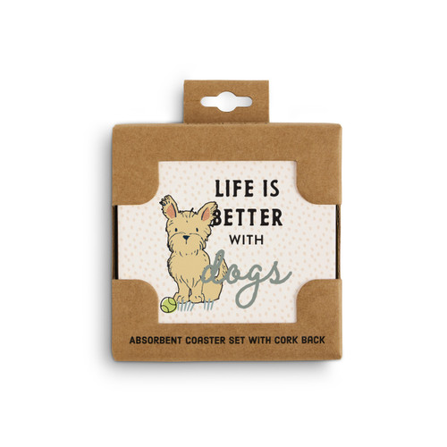 Westie Dog Coasters - Set of 4 slide 