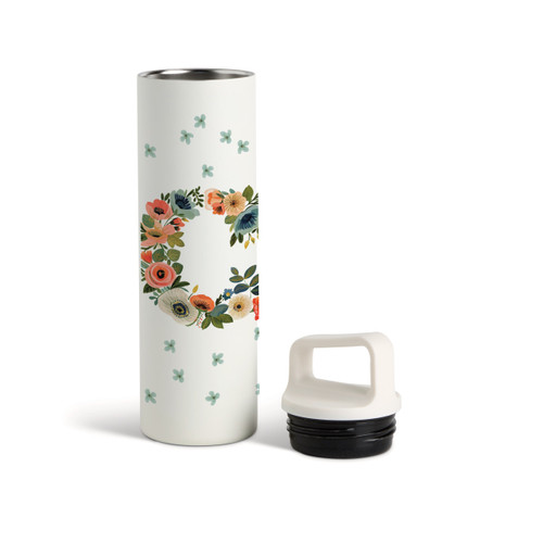 C Monogram Water Bottle - White 20oz slide 