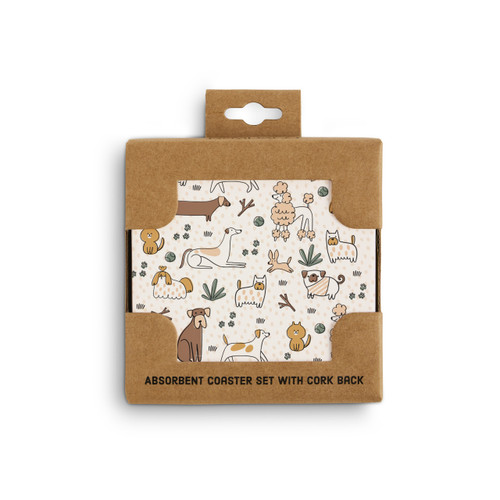 Dogs Coasters - Set of 4 slide 