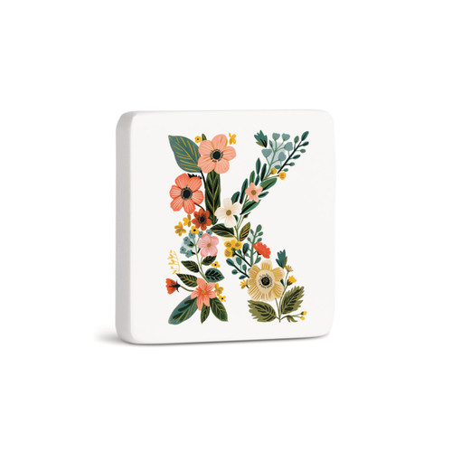 K Monogram Magnet - Bone slide 