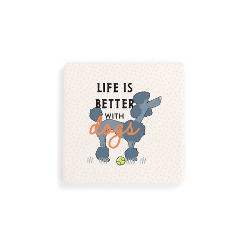 Poodle Dog Coasters - Set of 4 slide