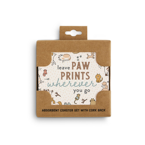 Leave Dog Coasters - Set of 4 slide 
