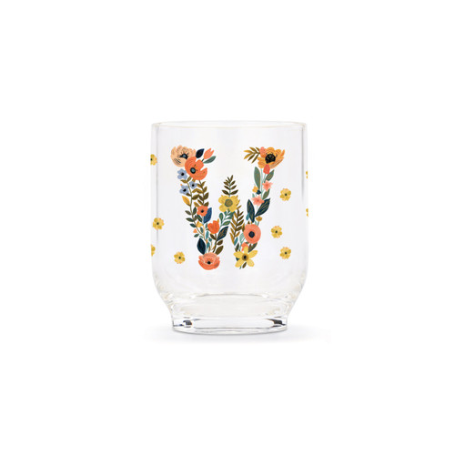 W Monogram Acrylic Tumbler - 14 oz. slide 