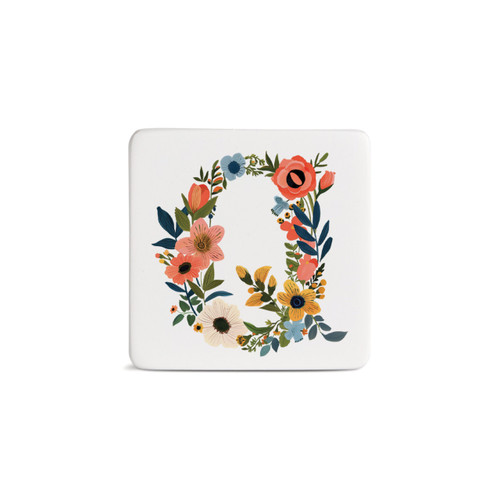 Q Monogram Magnet - Bone slide 