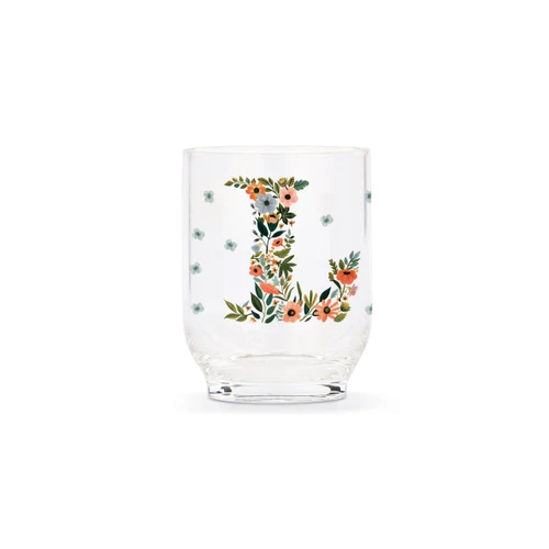 L Monogram Acrylic Tumbler - 14 oz. slide 
