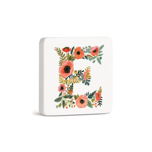 E Monogram Magnet - Bone slide 