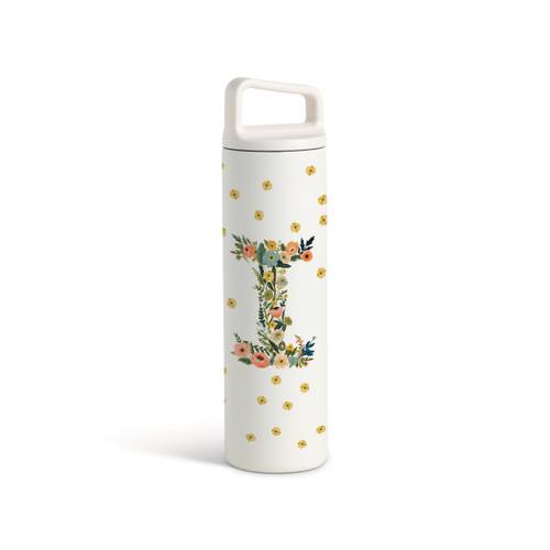 I Monogram Water Bottle - White 20oz slide 