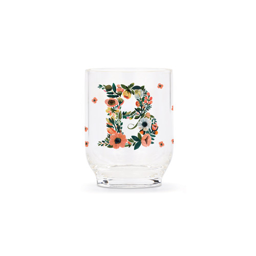 B Monogram Acrylic Tumbler - 14 oz. slide 