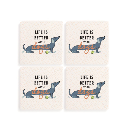 Dachshund Dog Coasters - Set of 4 slide 