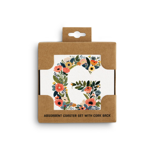G Monogram Coasters - Set of 4 slide 