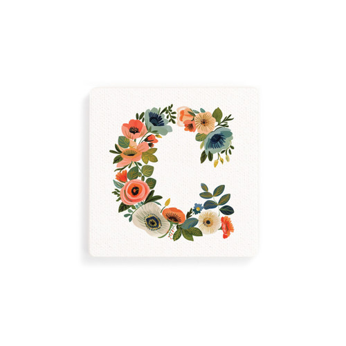 C Monogram Coasters - Set of 4 slide 
