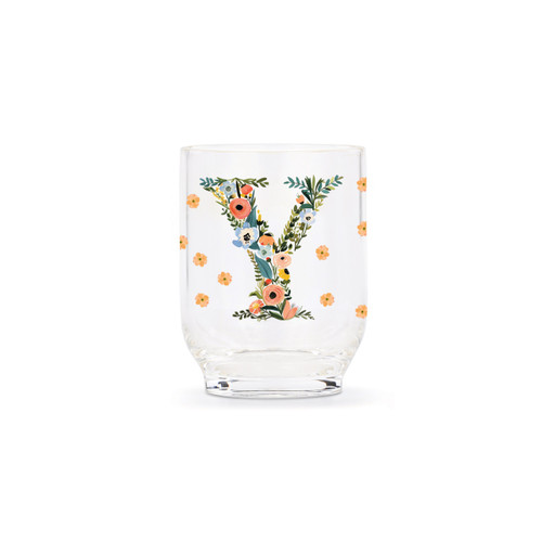 Y Monogram Acrylic Tumbler - 14 oz. slide 