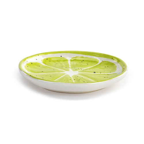 Lime Shaped Ceramic Plate - 5in slide 