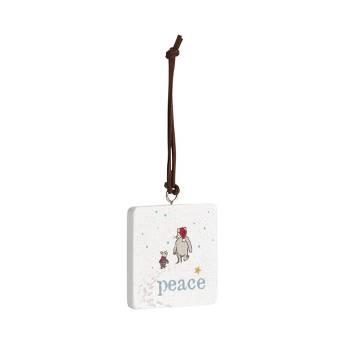 Peace Ornament - Bone slide 