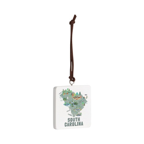 South Carolina State Ornament - Bone slide 