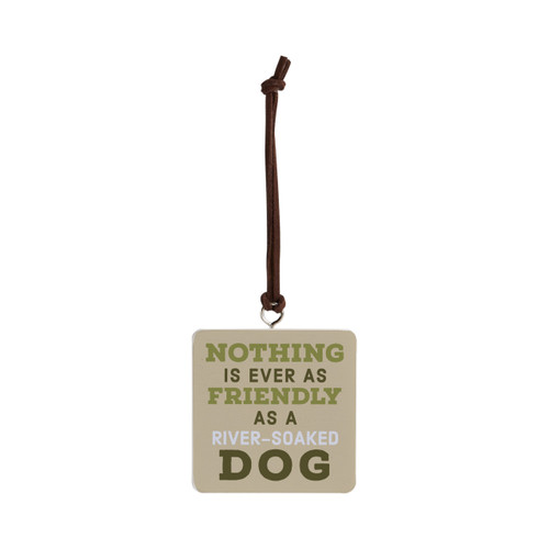 River-Soaked Dog Ornament - Bone slide 