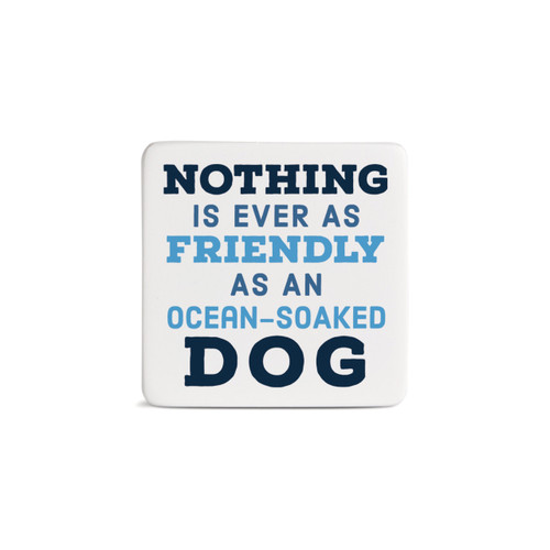 Ocean-Soaked Dog Magnet - Bone slide