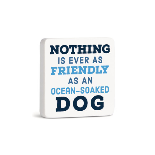 Ocean-Soaked Dog Magnet - Bone slide 