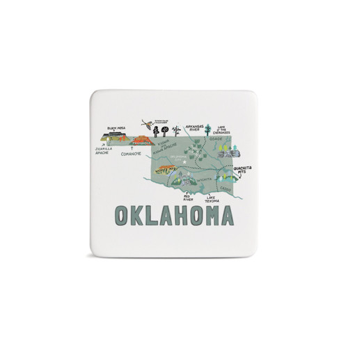 Oklahoma State Magnet - Bone slide 
