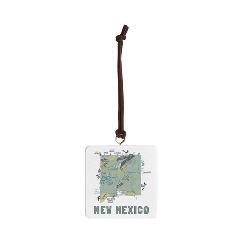 New Mexico State Ornament - Bone slide 