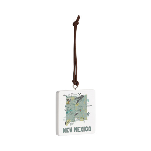 New Mexico State Ornament - Bone slide 