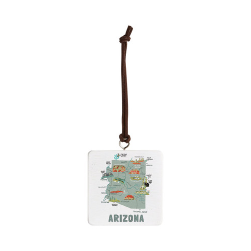 Arizona State Ornament - Bone slide 