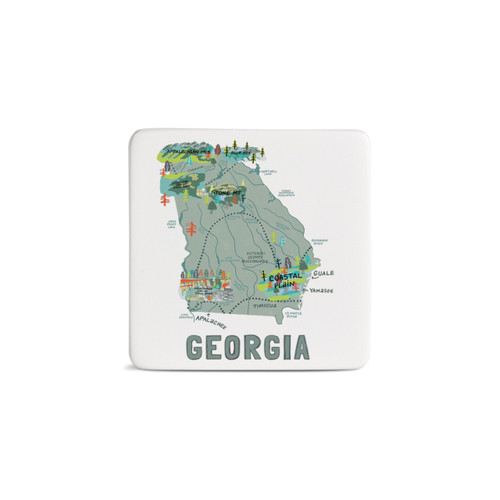 Georgia State Magnet - Bone slide 