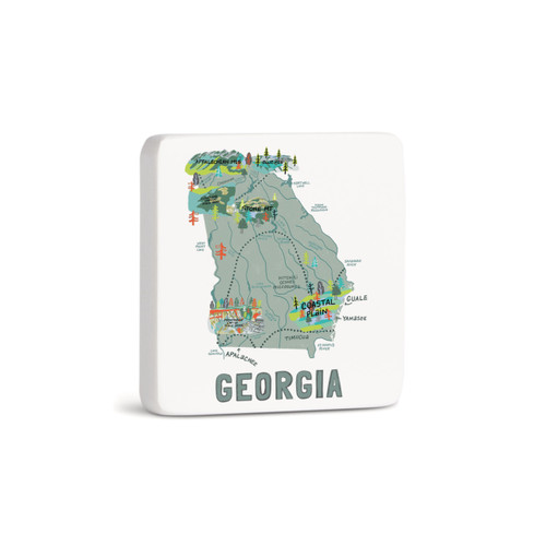 Georgia State Magnet - Bone slide 