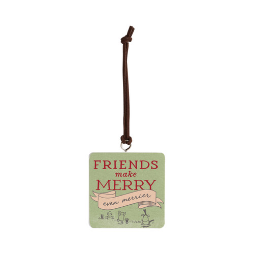Friends Make Merry Ornament - Bone slide 