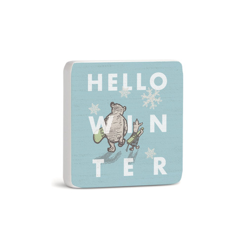 Hello Winter Magnet - Bone slide 