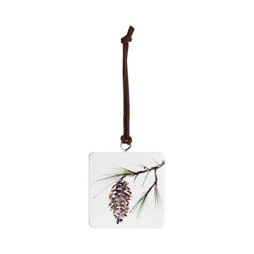 White Pine Ornament - Bone slide 