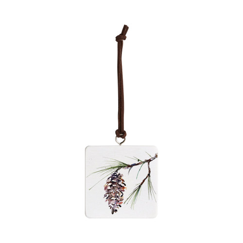 White Pine Ornament - Bone slide 