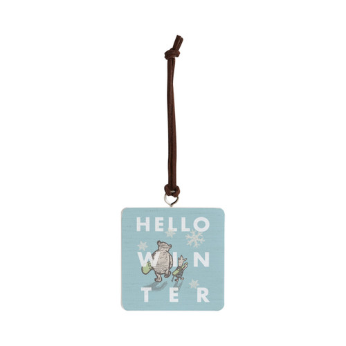 Hello Winter Ornament - Bone slide 