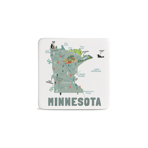 Minnesota State Magnet - Bone slide 