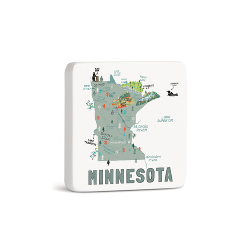 Minnesota State Magnet - Bone slide 