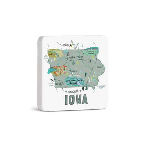 Iowa State Magnet - Bone slide 
