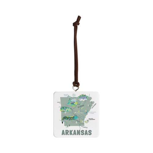 Arkansas State Ornament - Bone slide 
