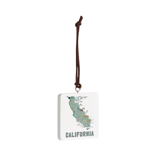 California State Ornament - Bone slide 