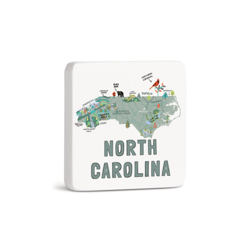 North Carolina State Magnet - Bone slide 