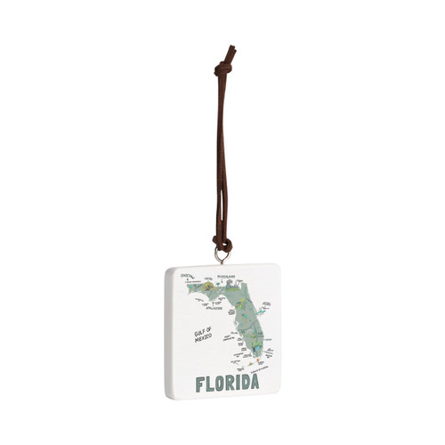 Florida State Ornament - Bone slide 