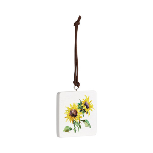 Sunflower Ornament - Bone slide 