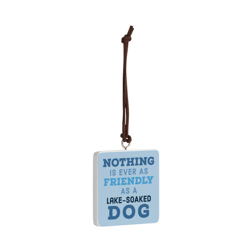 Lake-Soaked Dog Ornament - Bone slide 