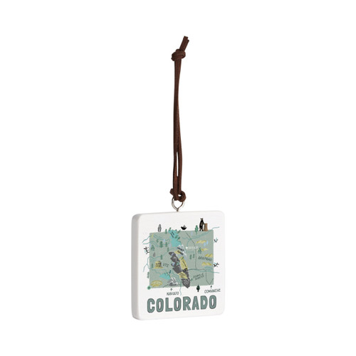 Colorado State Ornament - Bone slide 